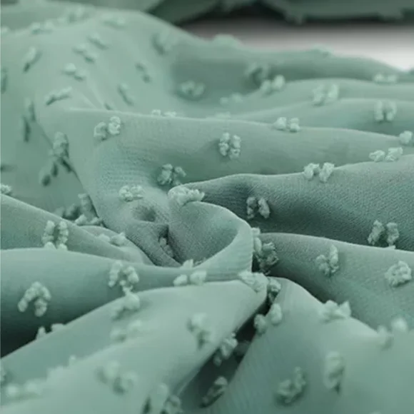 ♥️New boutique Swiss dot off shoulder top - Picture 7 of 16